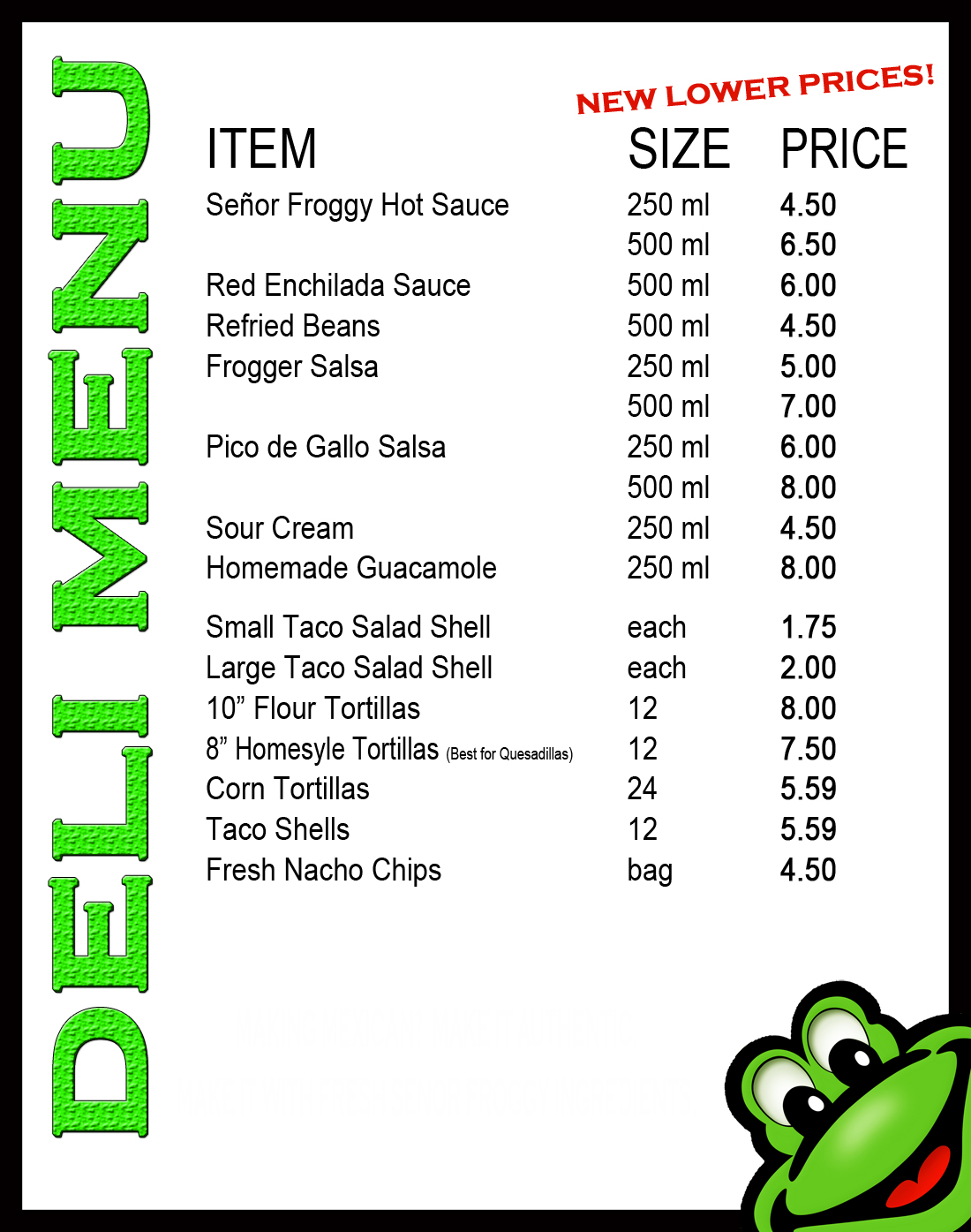 Deli Items